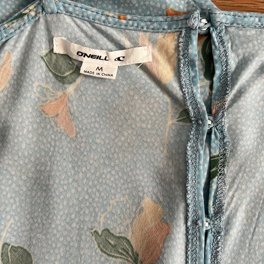 O’NEILL Izzy Floral Dot Print Midi Dress - Size Medium - Picture 8 of 13